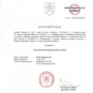 Naše osvedčenia, certifikáty