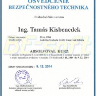 Naše osvedčenia, certifikáty