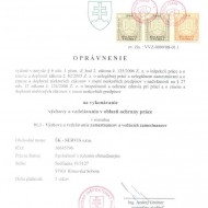 Naše osvedčenia, certifikáty